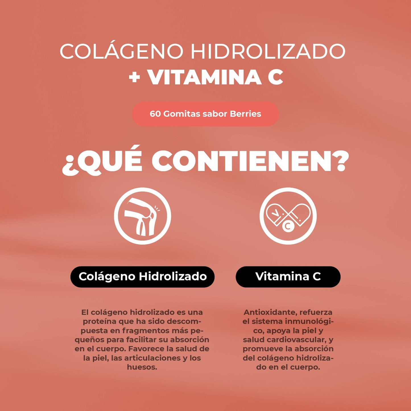 Gomitas Colágeno + Vitamina C Karun Life 60 unidades