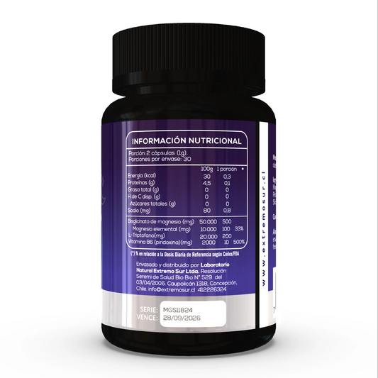 Cápsulas MagneSleep Extremo Sur. 60un
