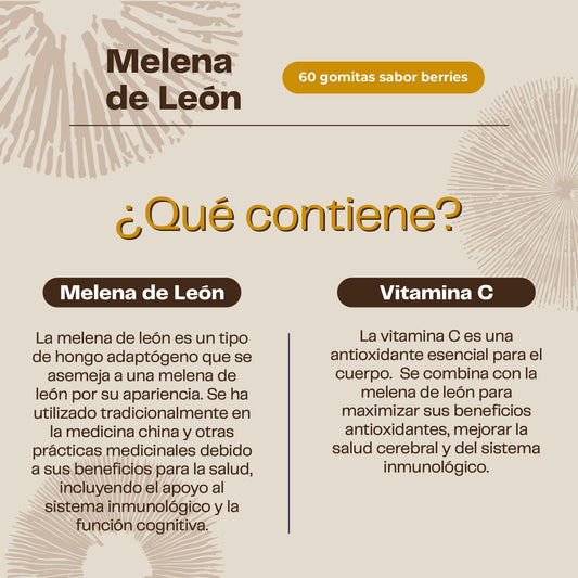 Gomitas Hongo Melena de león Karün Life 60 un