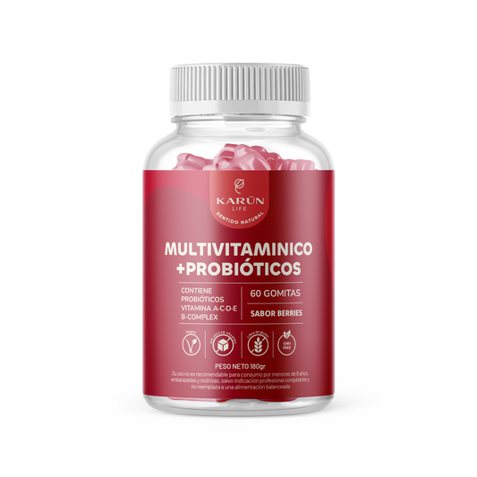 Gomitas Multivitamínicos + Probióticos Karün Life 60 un