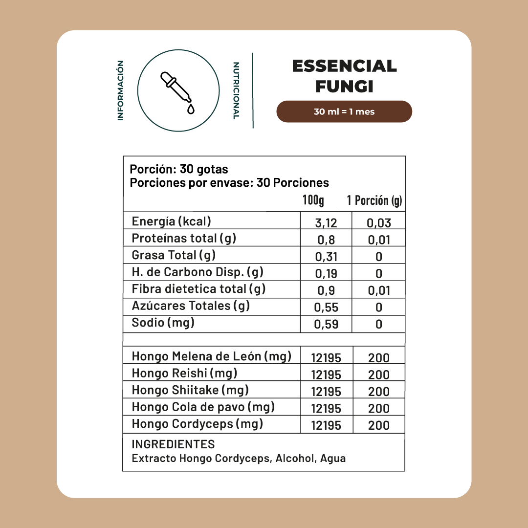 Extracto Essencial Fungi Karün Life 30 Ml
