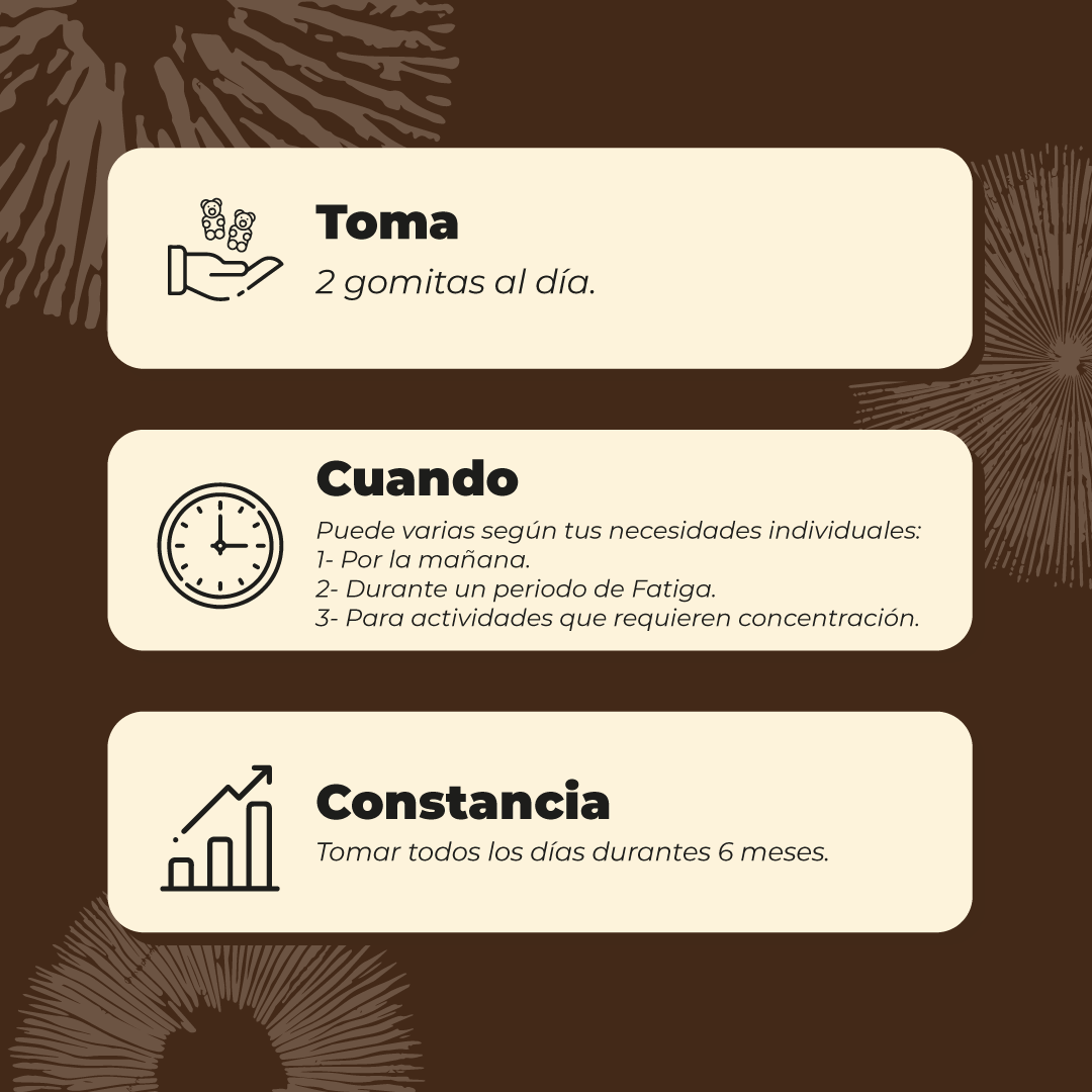 Gomitas Hongo Melena de león Karün Life 60 un